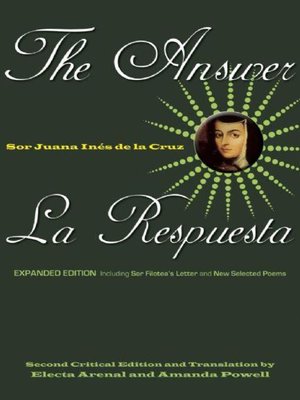 cover image of The Answer / La Respuesta (Expanded Edition)